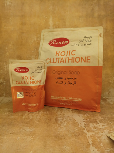 صابون کپسولی سفید کننده گلوتاتیون کوجیک اسید